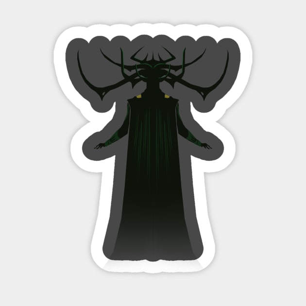 hela Sticker by k4k7uz